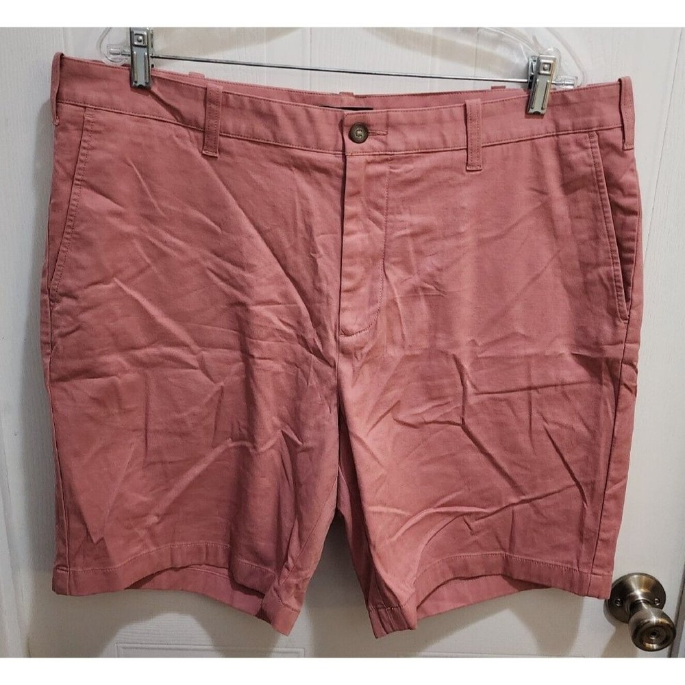 Nautica Men's Deck Shorts Dusty Pink‎ Classic Fit Stretch Size 38W